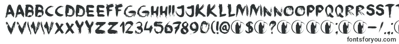 Шрифт DkFaceYourFearsIi – шрифты, начинающиеся на D