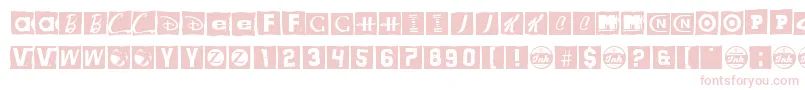 Brandsom Font – Pink Fonts on White Background