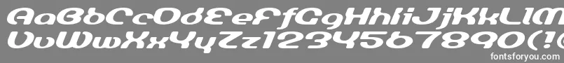 Luminesign Font – White Fonts on Gray Background