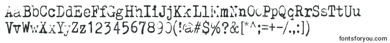 Шрифт WhyDoWeBlinkSoFrequently. – эродированные шрифты