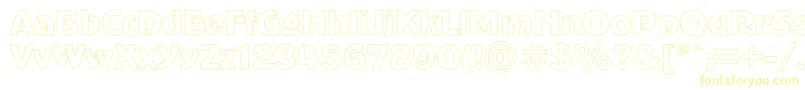 Advergth Font – Yellow Fonts