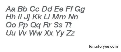 Обзор шрифта HelveticaLt66MediumItalic