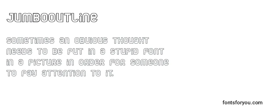 JumboOutline Font