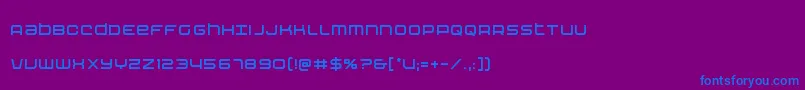 Шрифт Nextwavecond – синие шрифты на фиолетовом фоне