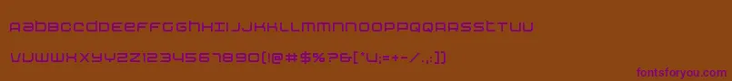 Шрифт Nextwavecond – фиолетовые шрифты на коричневом фоне