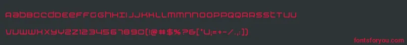 Nextwavecond Font – Red Fonts on Black Background