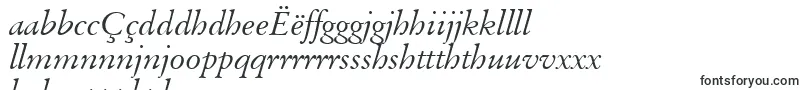 BaramondItalic Font – Albanian Fonts