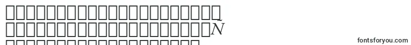 Шрифт BaramondItalic – сербские шрифты