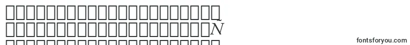 Шрифт BaramondItalic – таджикские шрифты
