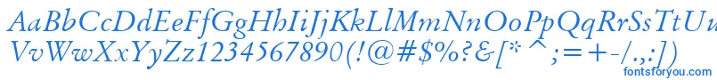 BaramondItalic Font – Blue Fonts