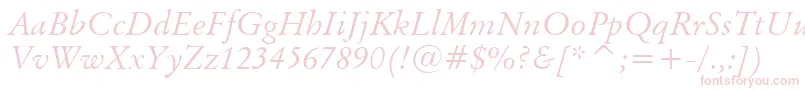 BaramondItalic Font – Pink Fonts