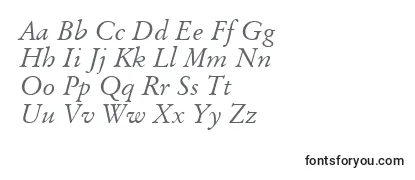 Обзор шрифта BaramondItalic