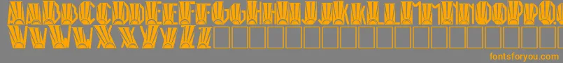 Подробнее о шрифте RioArtDeco Шрифт RioArtDeco – оранжевые шрифты на сером фоне