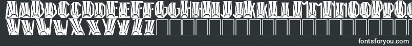 RioArtDeco Font – White Fonts on Black Background