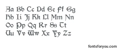 Review of the Morrisromanblack Font
