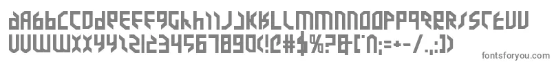 Czcionka ValkyrieExpandedBold – szare czcionki