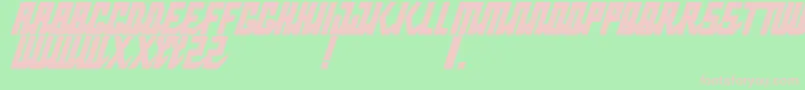 En savoir plus sur la police PabloNormalnarrowitalic Police PabloNormalnarrowitalic – polices roses sur fond vert