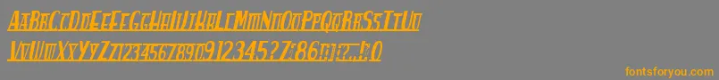 More about Spankysbungalowitalico Font Spankysbungalowitalico Font – Orange Fonts on Gray Background