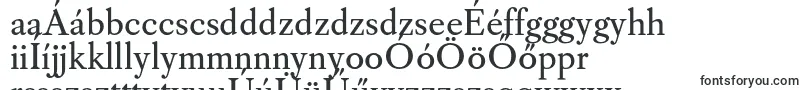 CaslonosRegular-Schriftart – ungarische Schriften