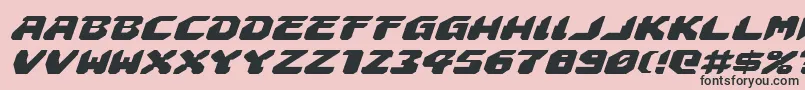 Astropolisei Font – Black Fonts on Pink Background