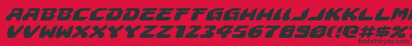 fuente Astropolisei – Fuentes Negras Sobre Fondo Rojo