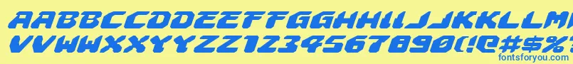 Fonte Astropolisei – fontes azuis em um fundo amarelo