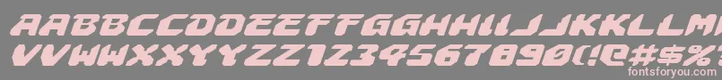 Astropolisei Font – Pink Fonts on Gray Background