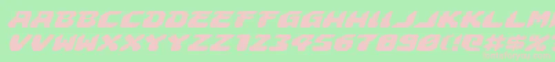 fuente Astropolisei – Fuentes Rosadas Sobre Fondo Verde