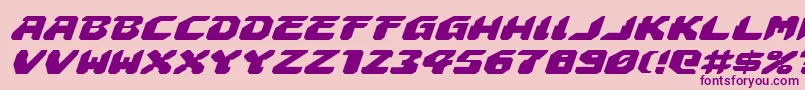 Astropolisei Font – Purple Fonts on Pink Background