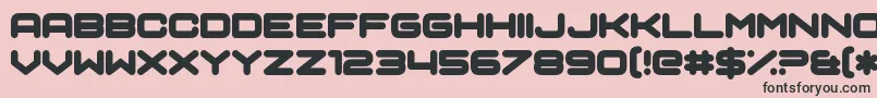 SciAuralieph Font – Black Fonts on Pink Background