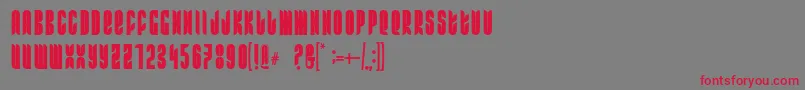 FrRamaNous Font – Red Fonts on Gray Background
