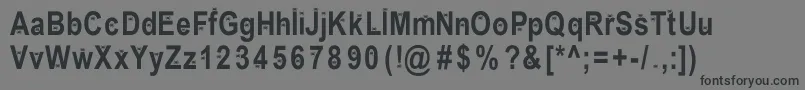 EencyWeencySpider Font – Black Fonts on Gray Background