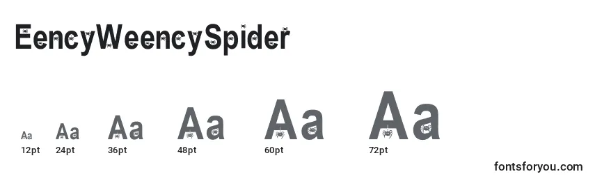 EencyWeencySpider Font Sizes