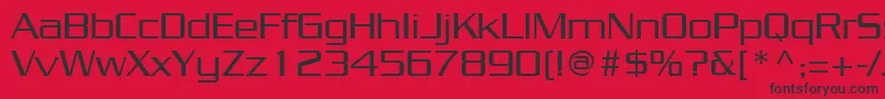JuliusRegular Font – Black Fonts on Red Background