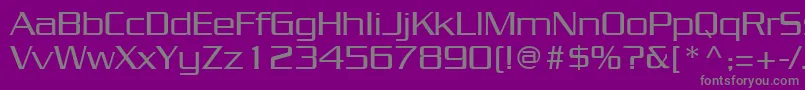 JuliusRegular-Schriftart – Graue Schriften auf violettem Hintergrund