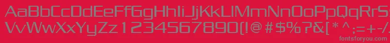 JuliusRegular Font – Gray Fonts on Red Background