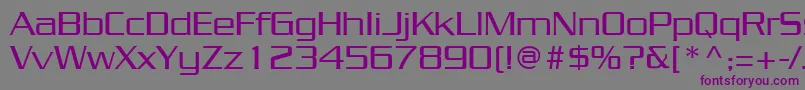 JuliusRegular-fontti – violetit fontit harmaalla taustalla
