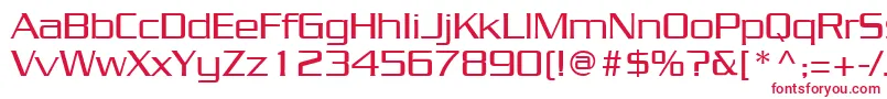 JuliusRegular Font – Red Fonts on White Background