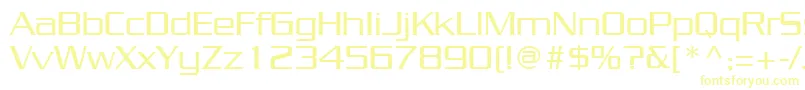 フォントJuliusRegular – 黄色のフォント