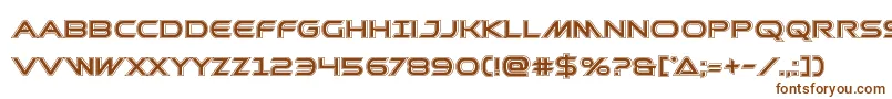 Шрифт Prometheanacad – коричневые шрифты на белом фоне