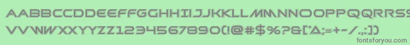 Weitere Informationen zur Prometheanacad-Schriftart Prometheanacad-Schriftart – Graue Schriften auf grünem Hintergrund