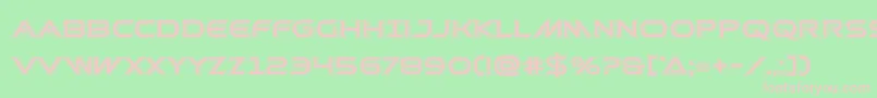 Шрифт Prometheanacad – розовые шрифты на зелёном фоне