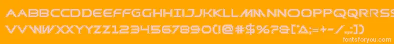 Prometheanacad Font – Pink Fonts on Orange Background