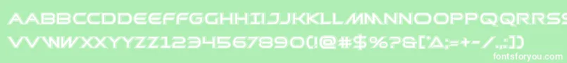 Prometheanacad Font – White Fonts on Green Background
