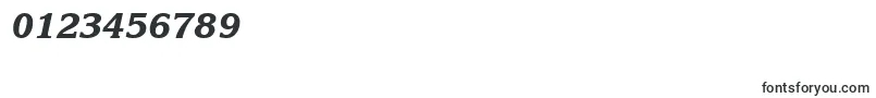 KorinnablacktttItalic Font – Fonts for Numbers and Digits