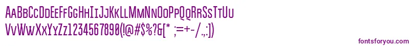 Bravosc Font – Purple Fonts on White Background