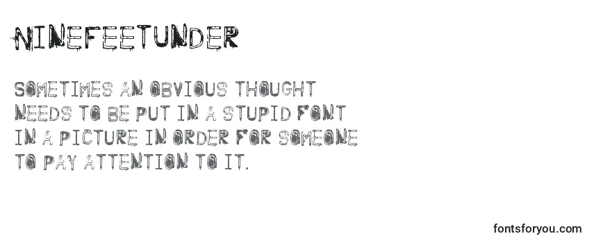 NineFeetUnder Font