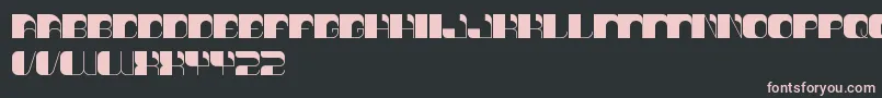ThinkTechno Font – Pink Fonts on Black Background