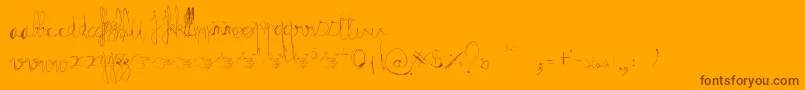 Más sobre la fuente Typotish fuente Typotish – Fuentes Marrones Sobre Fondo Naranja