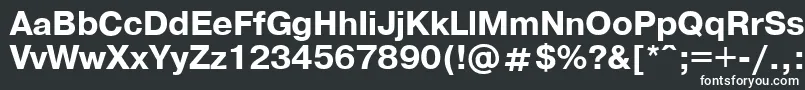 フォントPragmaticaBold.001.001 – 黒い背景に白い文字